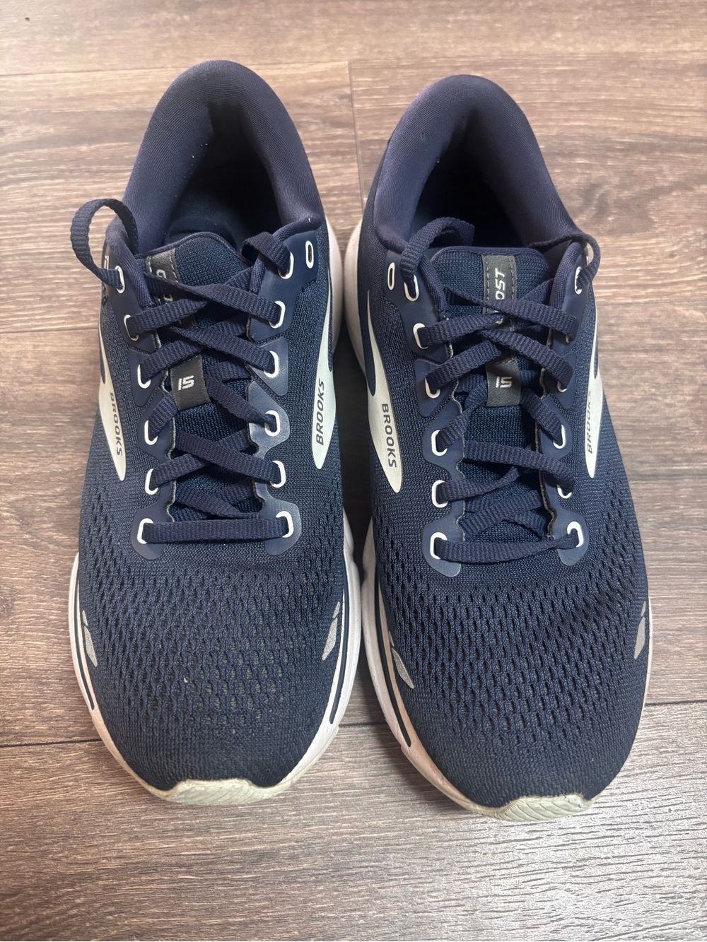 Brooks Ghost Navy/White/silver